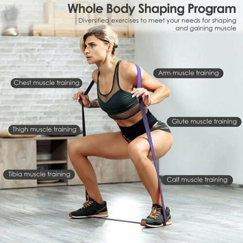 Heavy Duty Pull Up Resistance Bands Set Assisted Exercise Tube Home Gym Training