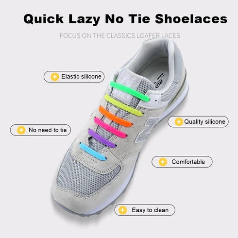 No Tie Shoe Laces for Adult And Kids Shoes