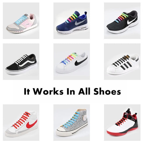 No Tie Shoe Laces for Adult And Kids Shoes